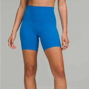 Lululemon Wunder Train 6in Poolside Blue